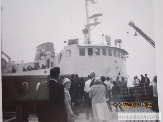 Circa 1962, Petite Forte docked at the government wharf.