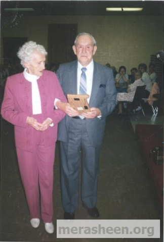 Bride and Jack Ennis at their 50th anniversary