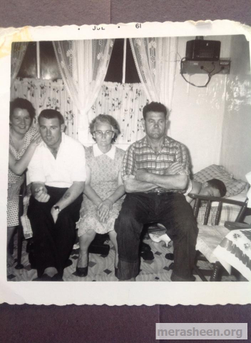 Margaret, Paddy, Lizzy Jane, Johnny Ennis and probably Tom in the bed