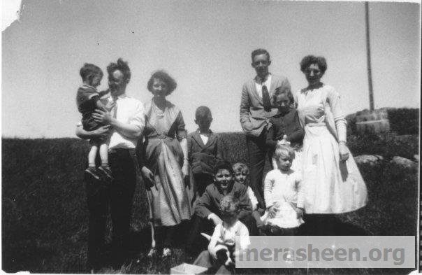 Carl, Ron Pitcher Sr, Mary, Joseph, Tom Ennis, Gerry, Billy, George Ennis, Lucy Ennis, MaryAnne Ennis, Pearl Best