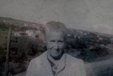 Lucy (Pomroy) Pitcher circa 1958, taken on the south side of St. John's