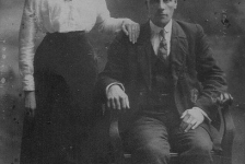 Theresa and Bill Pomroy shortly after their wedding