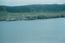 34 Remains of Wareham's premises and government wharf on Soldier Point.